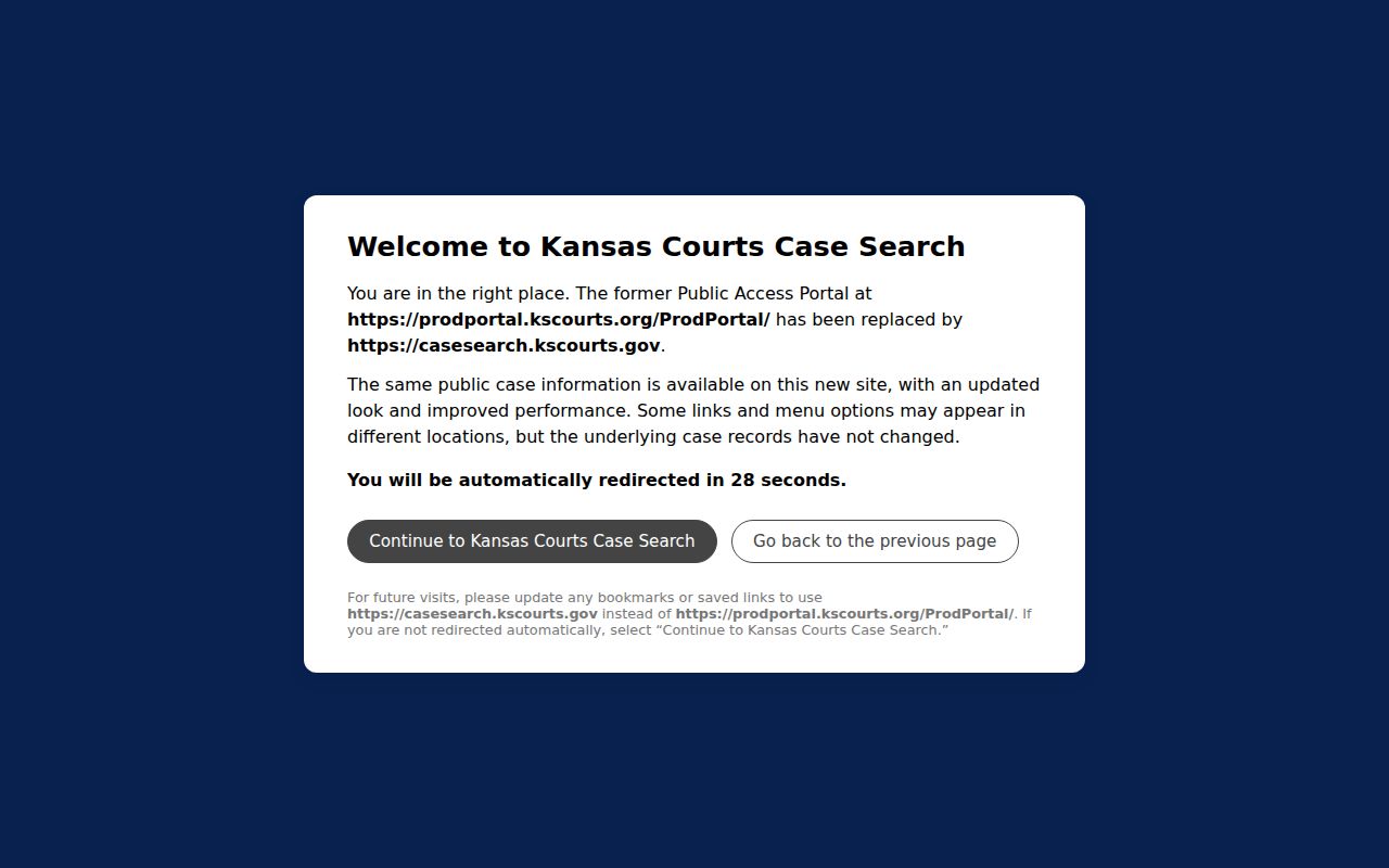 Jefferson County case search legacy Kansas portal