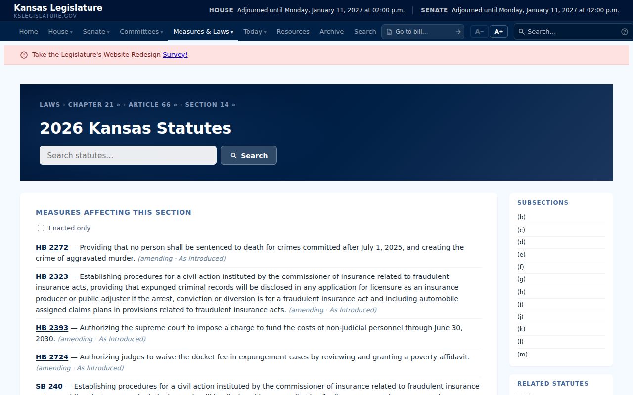 Jefferson County criminal docket Kansas expungement statute