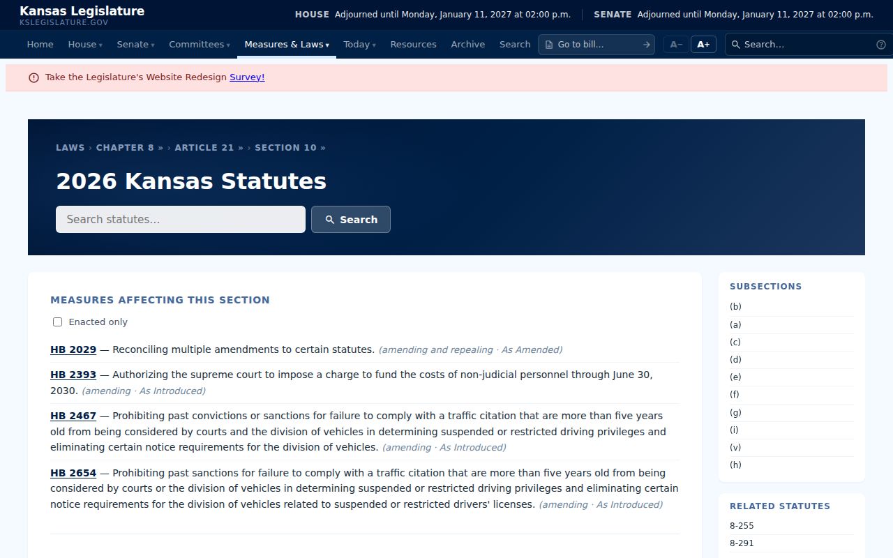 Jefferson County traffic record failure to comply statute